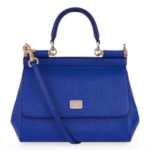 Dolce & Gabbana Medium Sicily Leather Top-Handle Bag SOLD